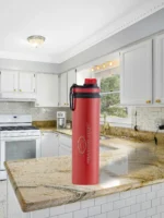 SS Bottle 900ML Sippar Red colour - Bulk Order (Pack of 6) - Image 2