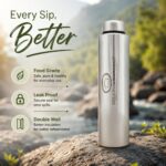 SS Bottle 1000ML Mirror finish
